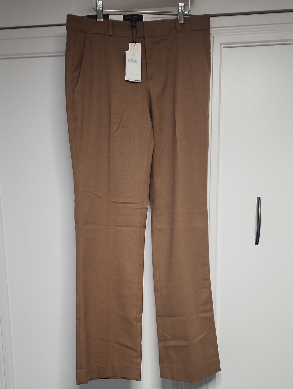 Womens Camel Dress Pants - Logan Fit
